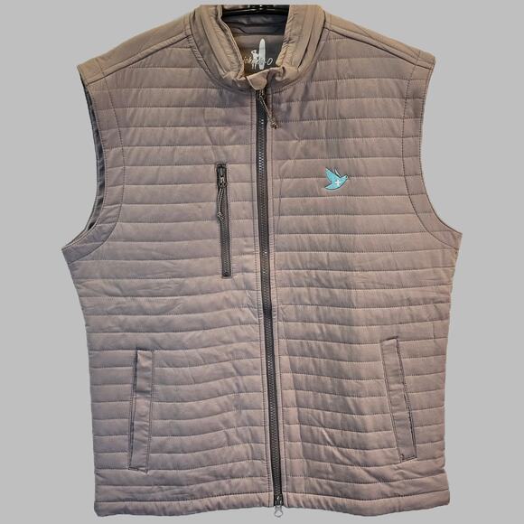 Johnnie-O Quilted Performance Vest Seal Lightweight Mens S Water Resistant - Picture 1 of 10